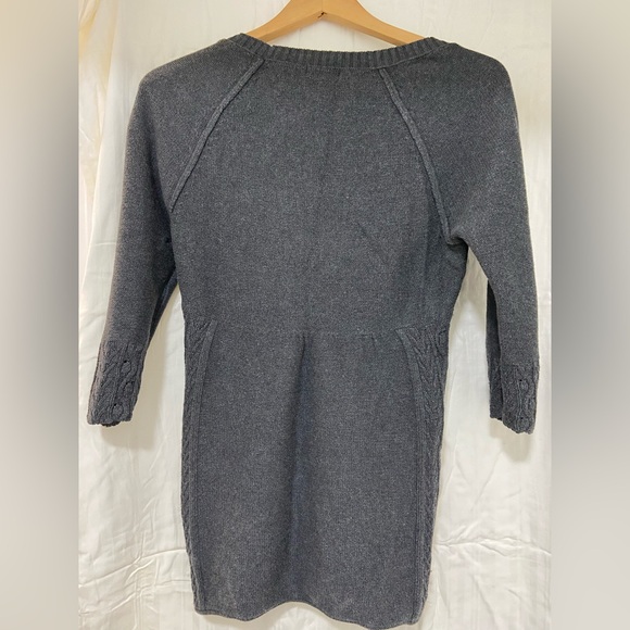 Calvin Klein Jeans 100% Cotton Charcoal Knit Top - Picture 3 of 5